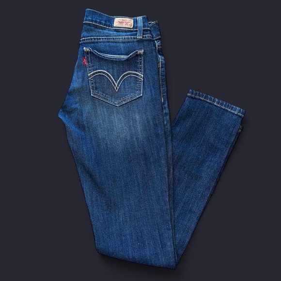 Levi’s Too Superlow 524 Dark Blue Wash Jeans - Picture 3 of 8